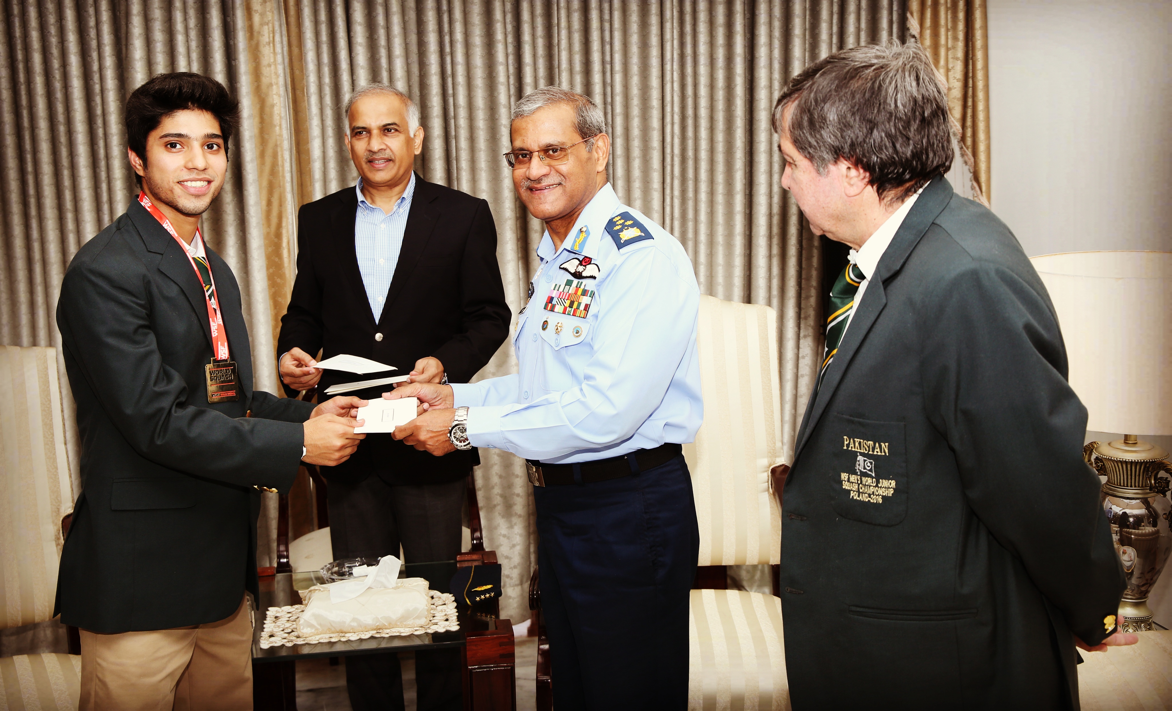 Appreciation from Air chief Marshal Sohial Aman.